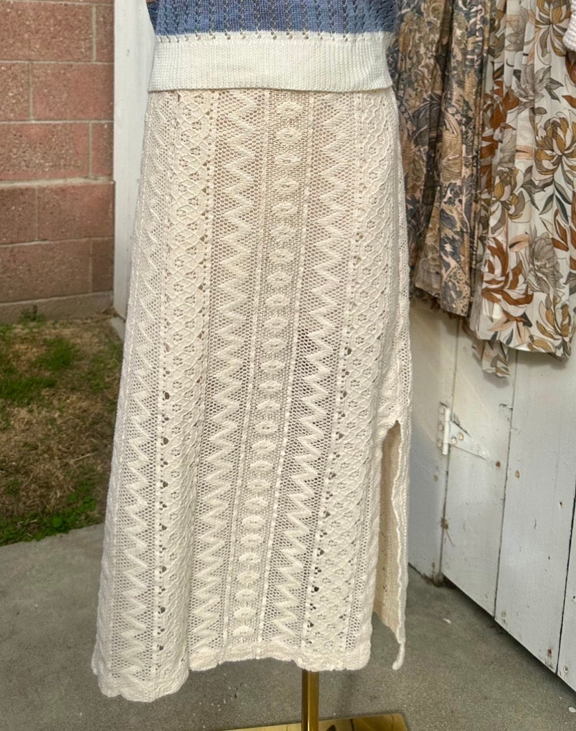 XL Crochet Skirt