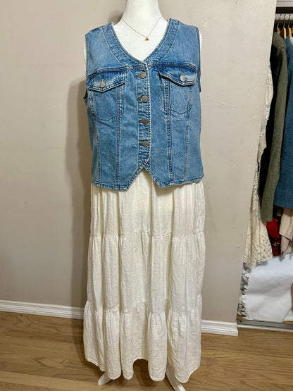 XXL Cream Maxi Dress