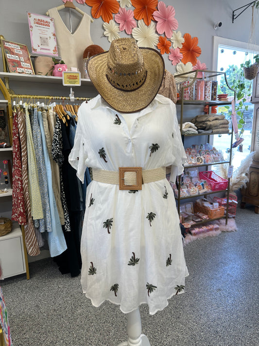 NWT 3X Palm Tree Dress