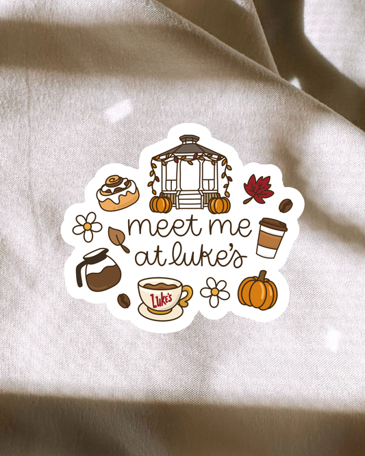 Meet Me At Lukes Sticker
