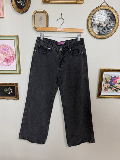 Small Black Wide Leg Jeans