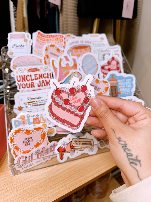 Love Urself Cake Sticker