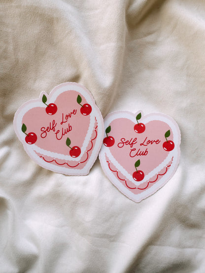 Self Love Club Cake Sticker