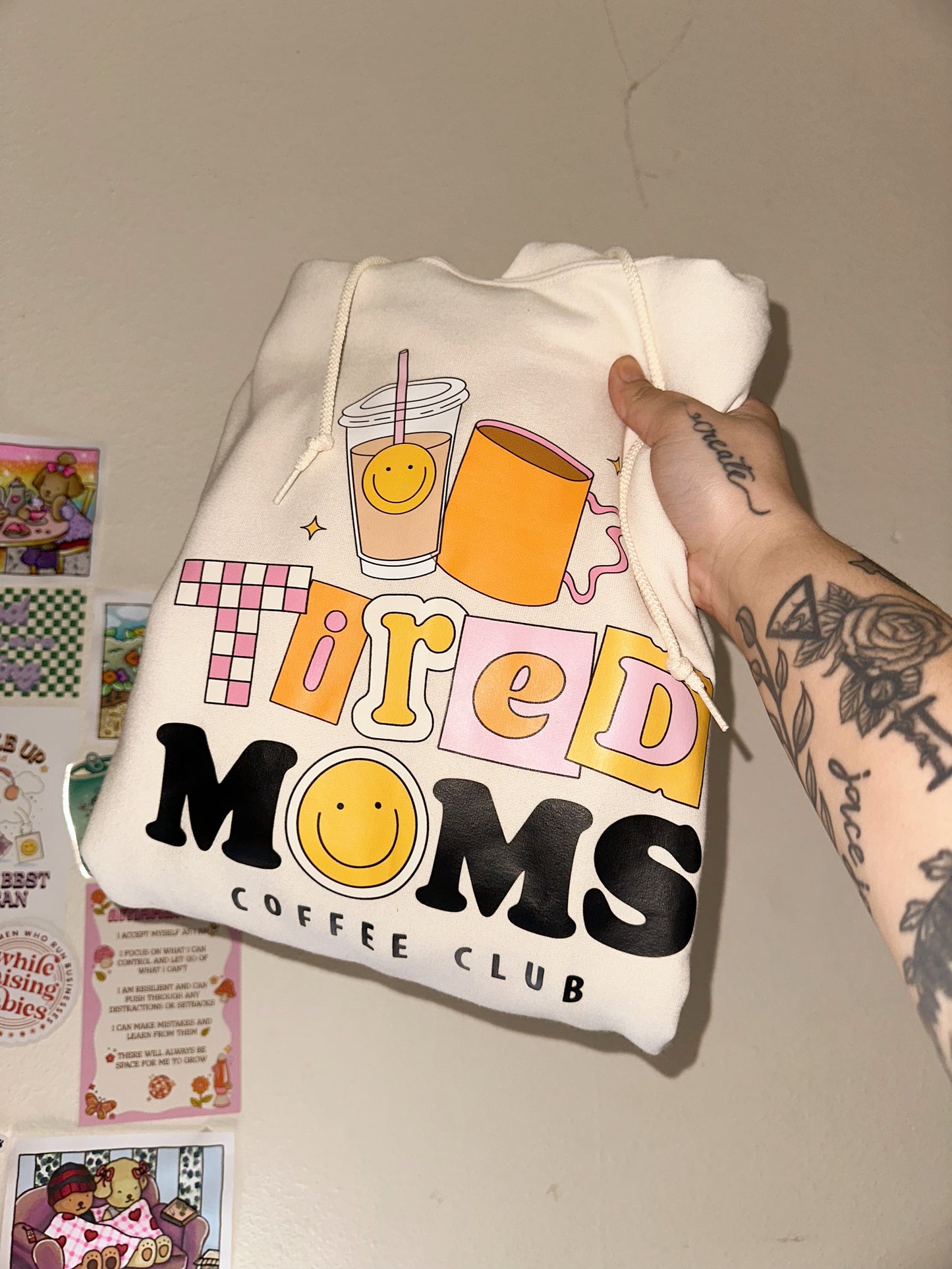 Tired Moms Coffee Club Hoodie