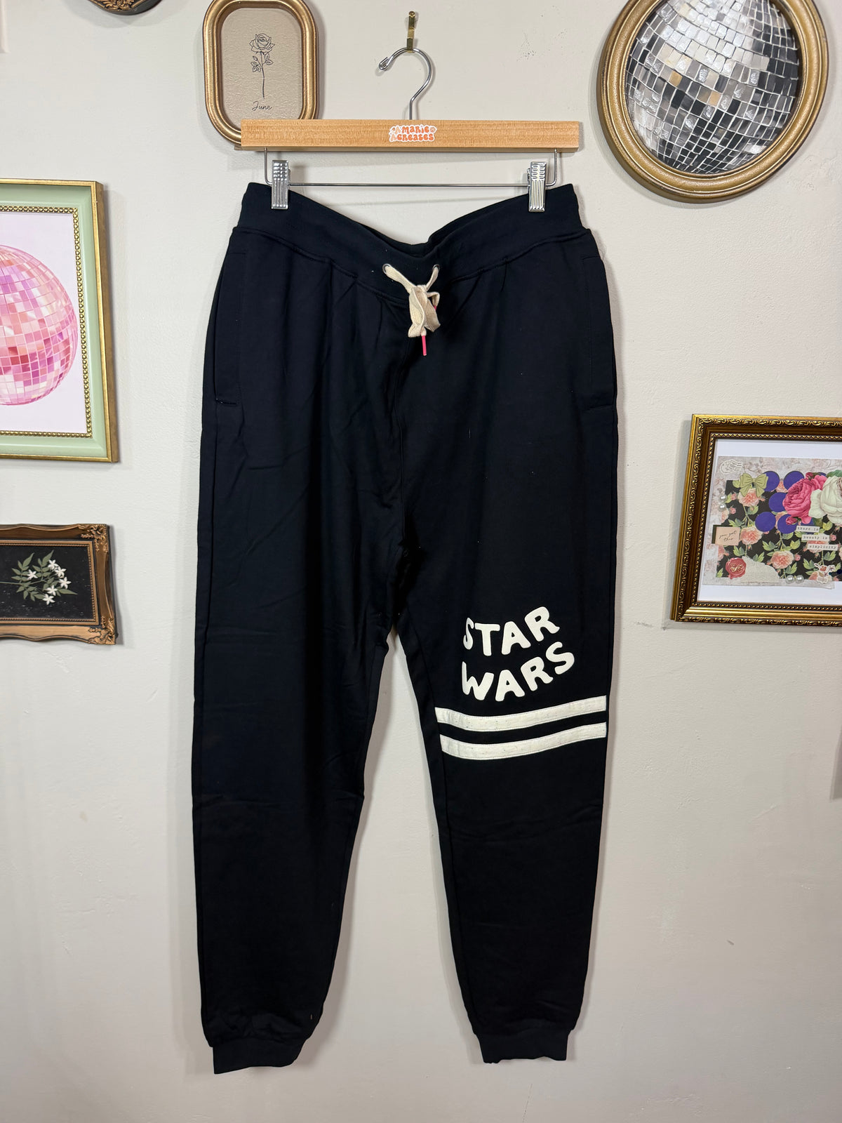 M & L Star Wars NWT Black Sweats