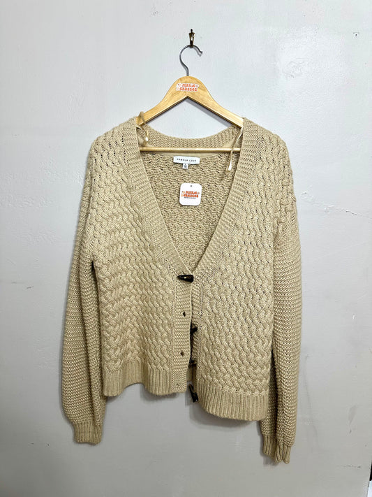 Large Tan Cardigan