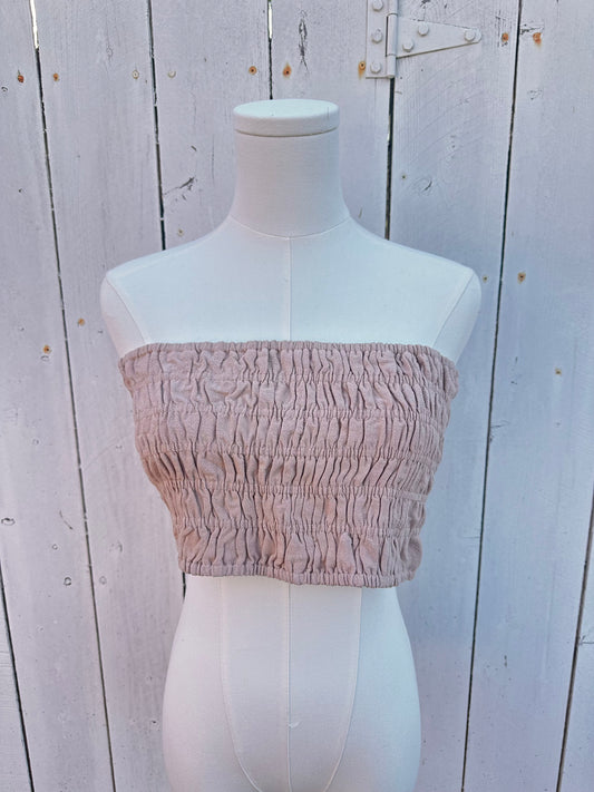 NWT XL Tan Tube Top