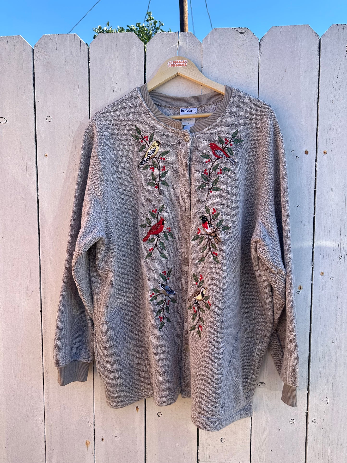 XL/XXL HummingBird Cardigan