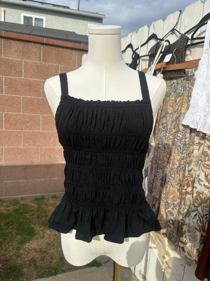 NWT Large Black Tank Top