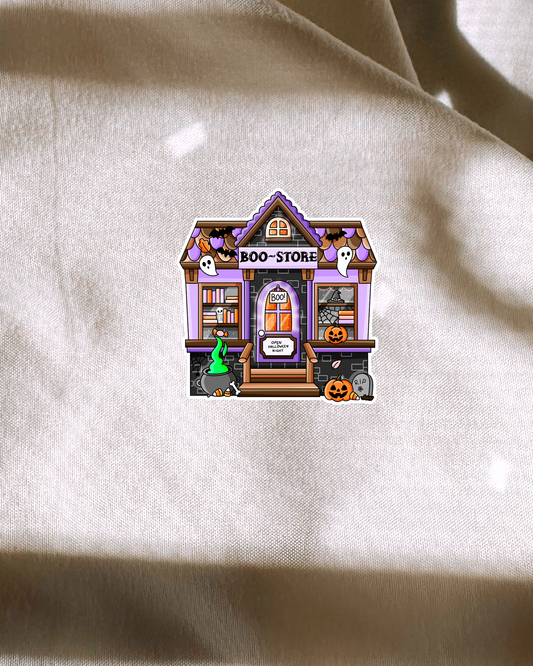Halloween Bookstore Sticker
