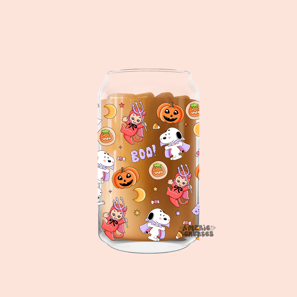 Trick or Treat Glass Cup