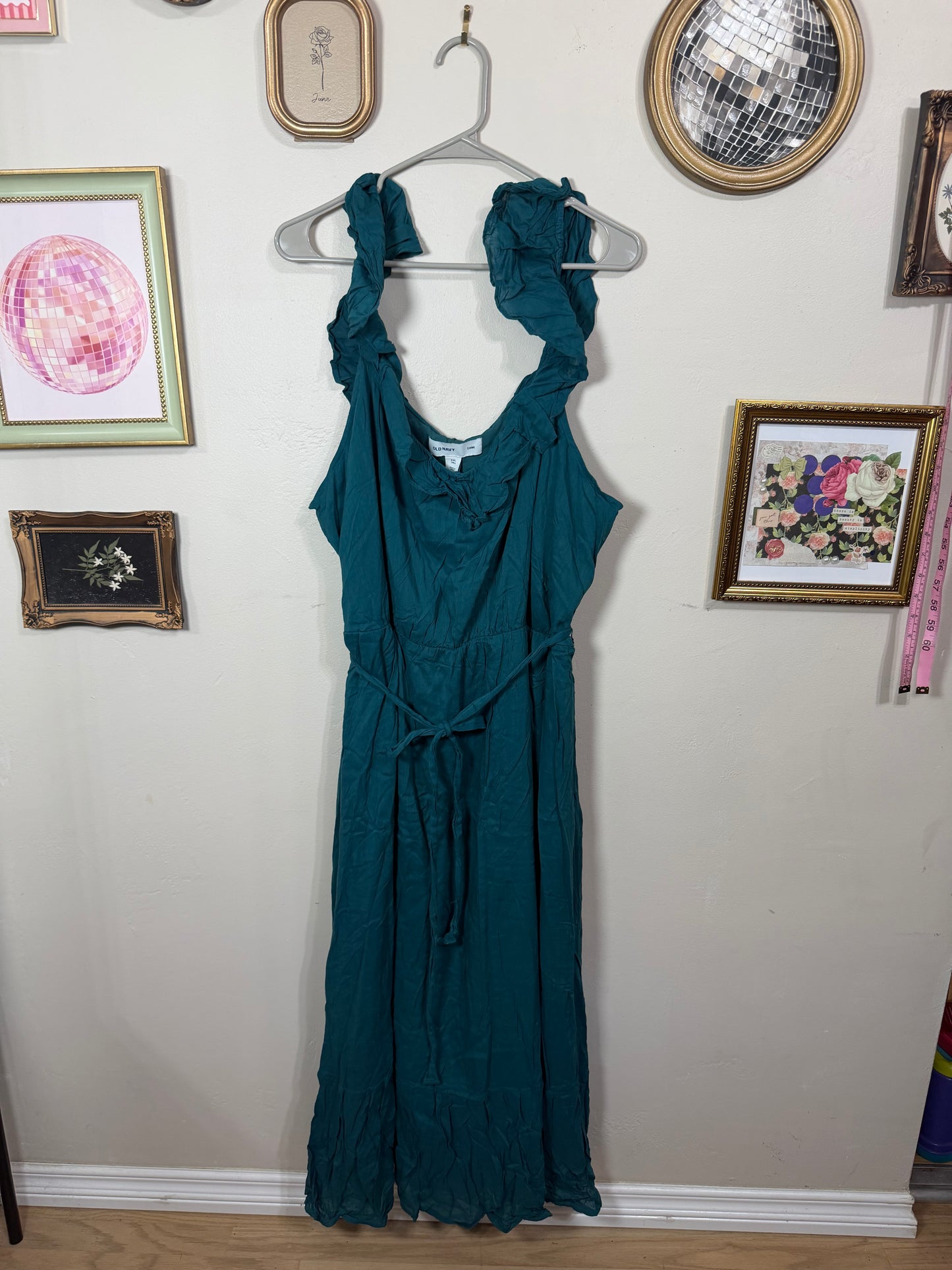 XXL Teal Cami Maxi Dress