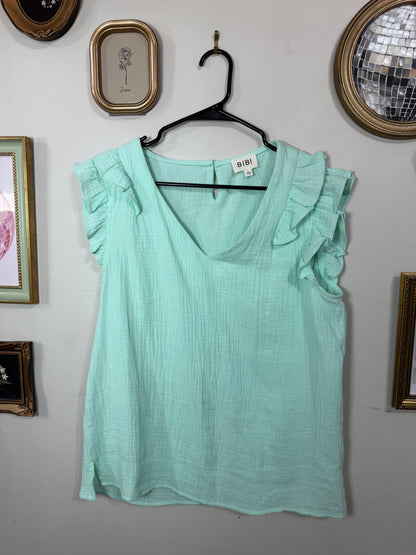 Large Mint Blouse
