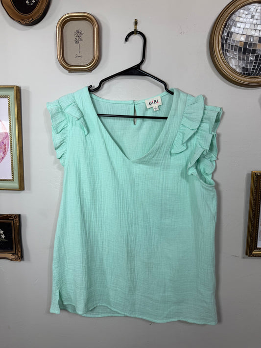 Large Mint Blouse