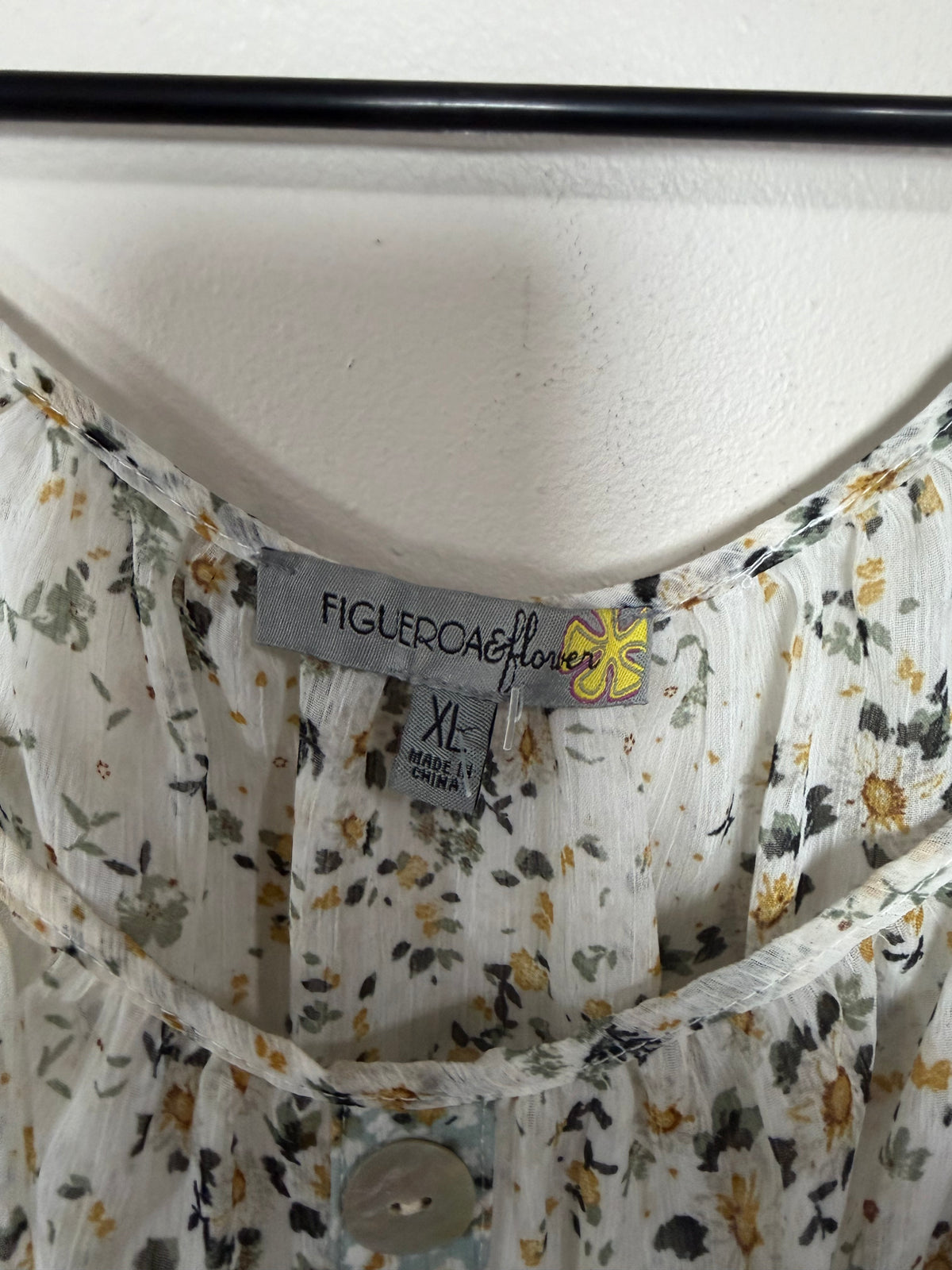 XL Floral Knee-Length Midi Dress