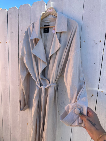 XL Oat Trenchcoat