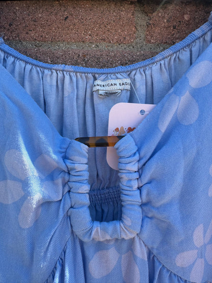 Medium Retro Blue Dress