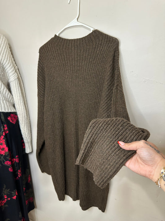 XL Brown Sweater Dress