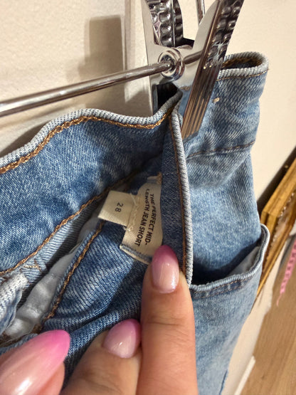 Size 28 Perfect Mid Length Jean Shorts