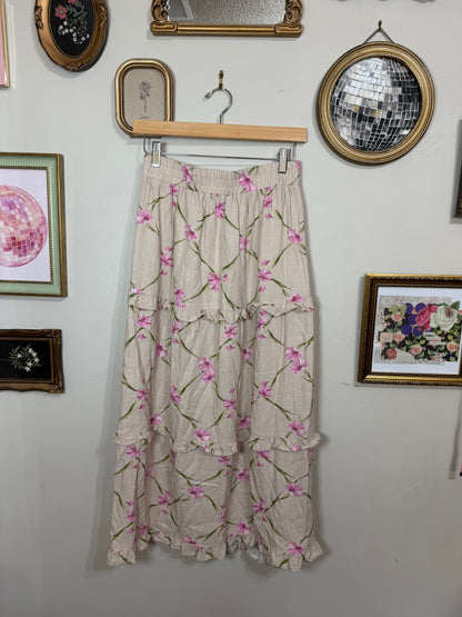Medium Floral Tiered Skirt