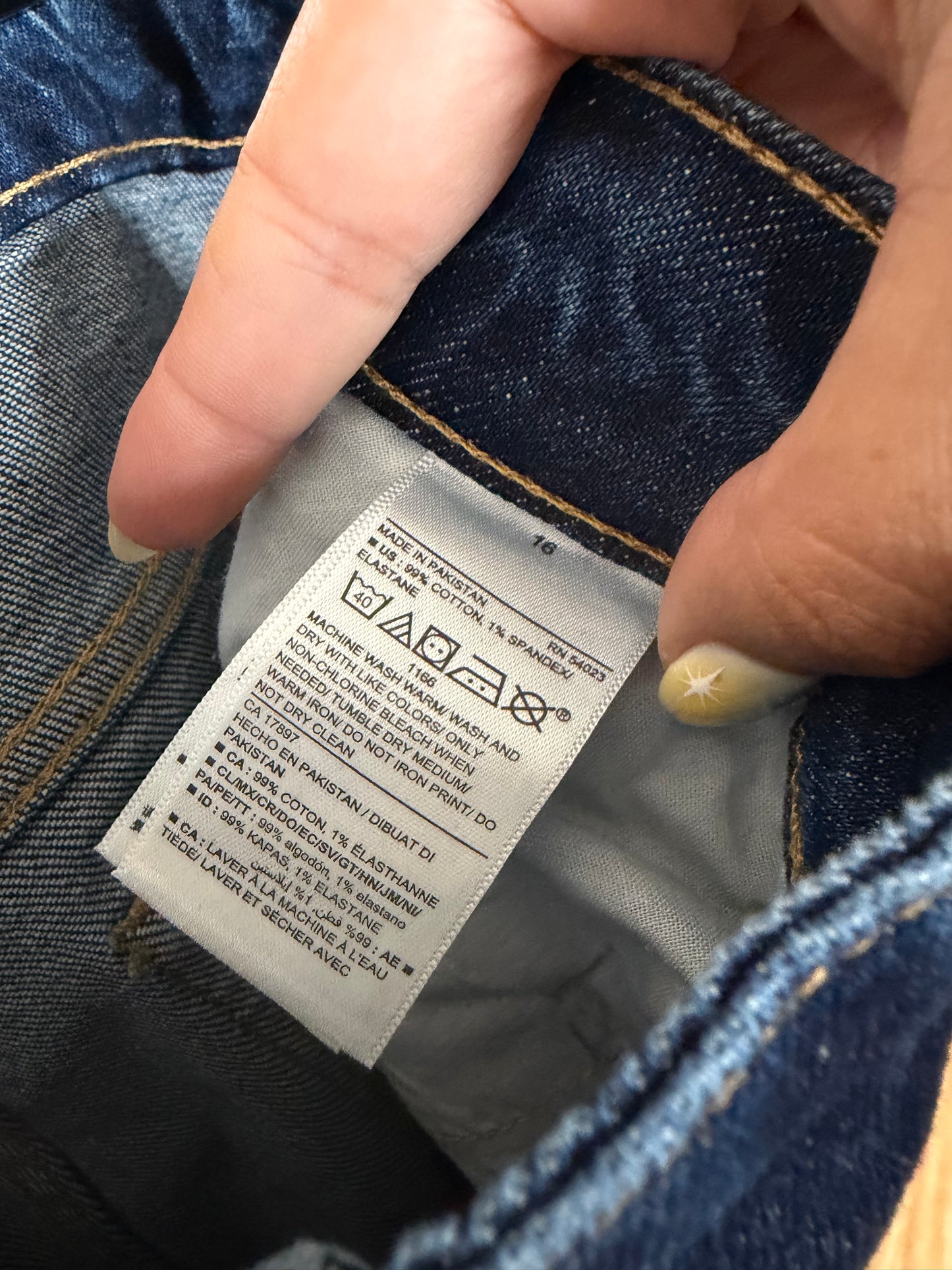 Size 16 Straight Leg Jeans