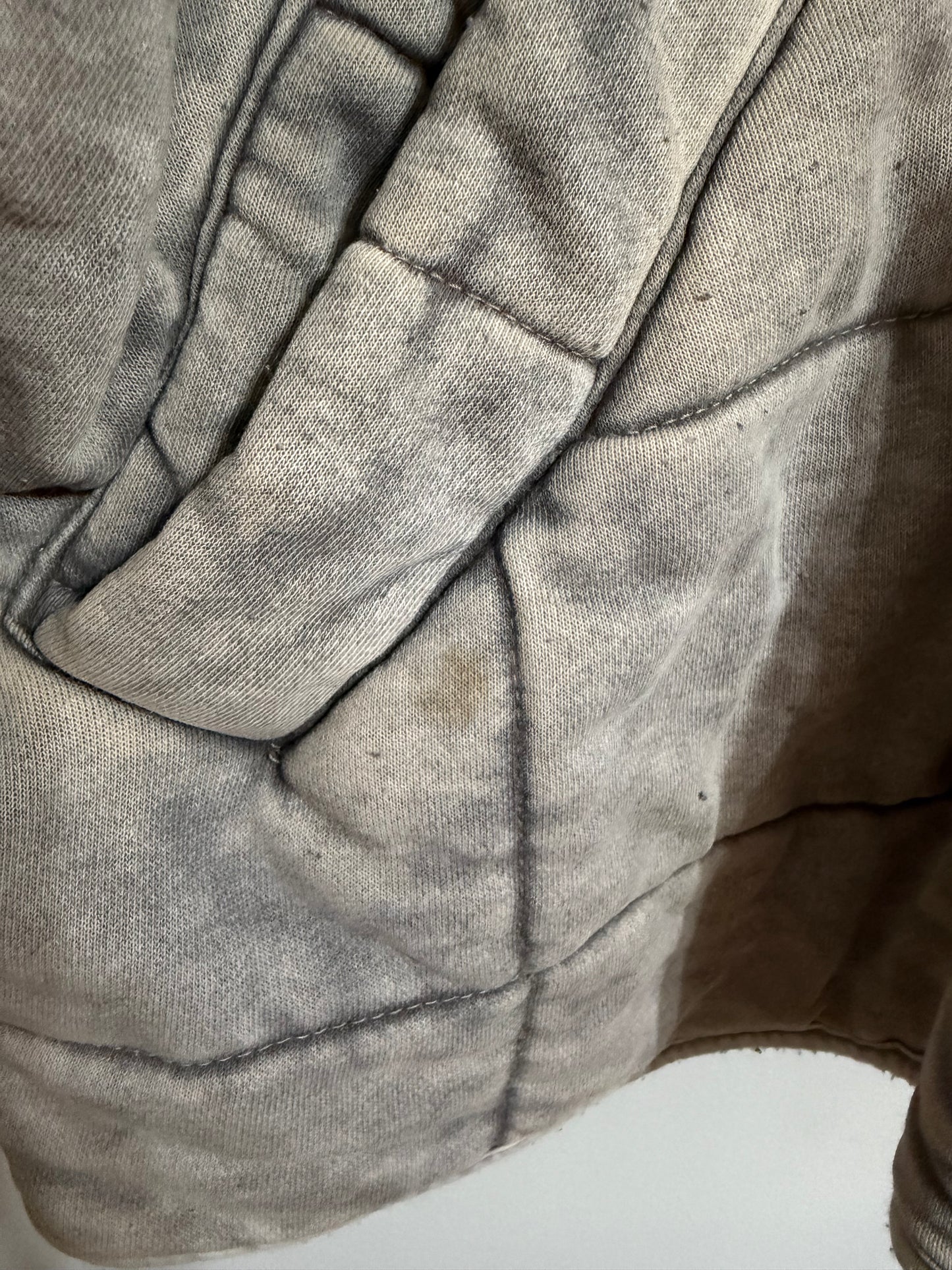 Large Green Quilted Zip Up Jacket *small call out
