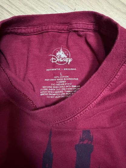 Large Burgundy 'HOME' Graphic Tee