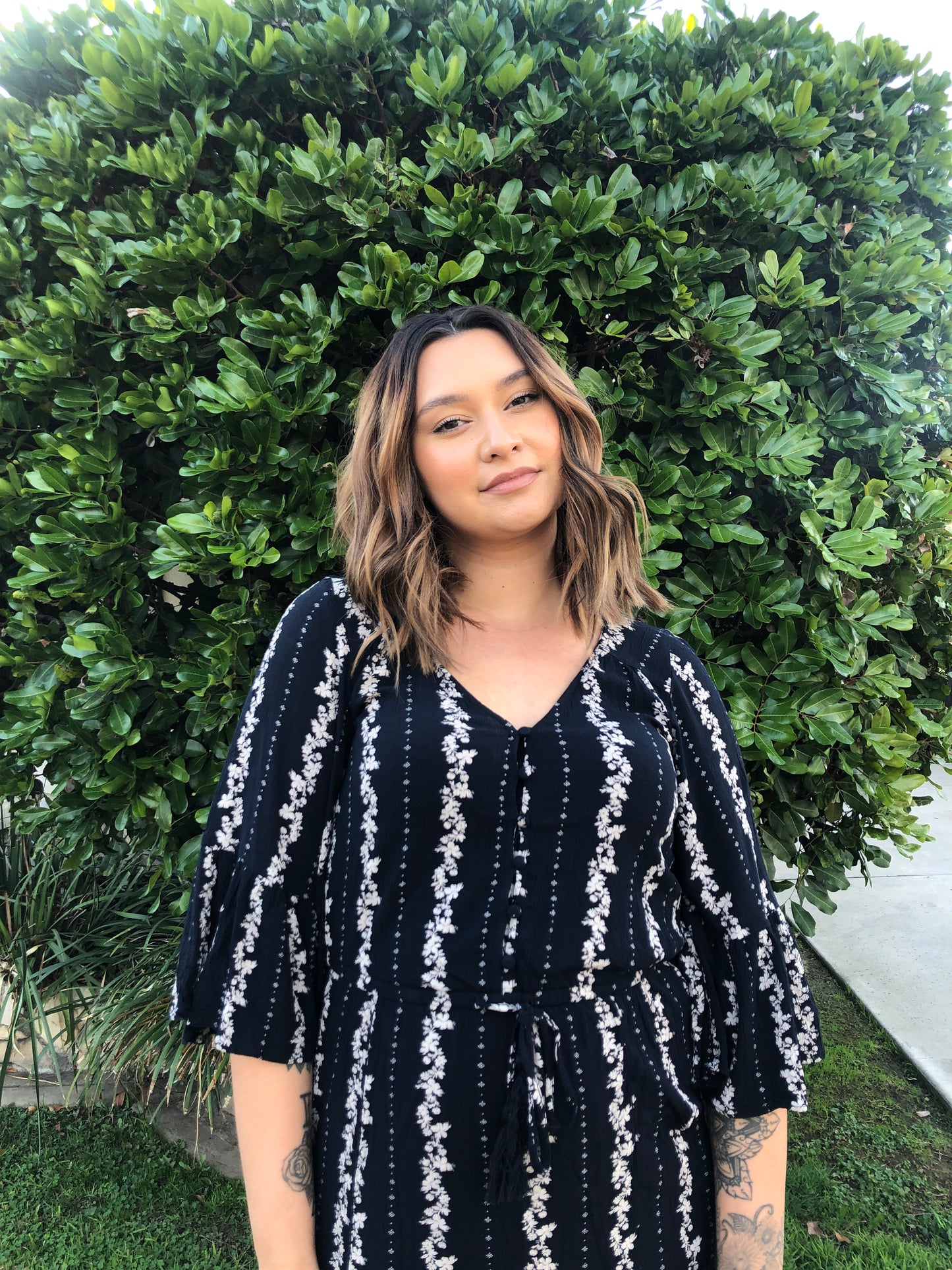 Large Navy Maxi Dress