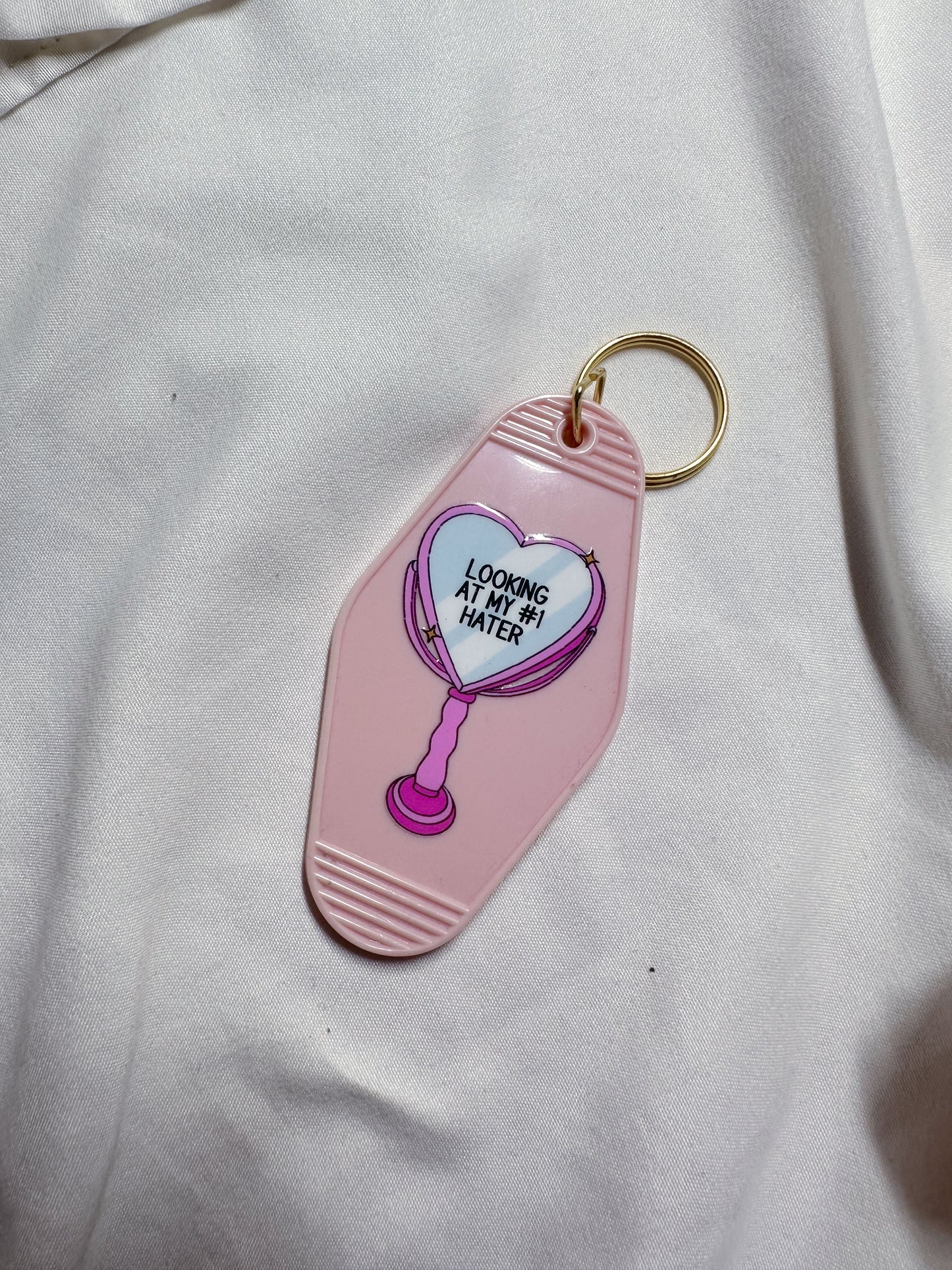 Looking At My #1 hater Keychain