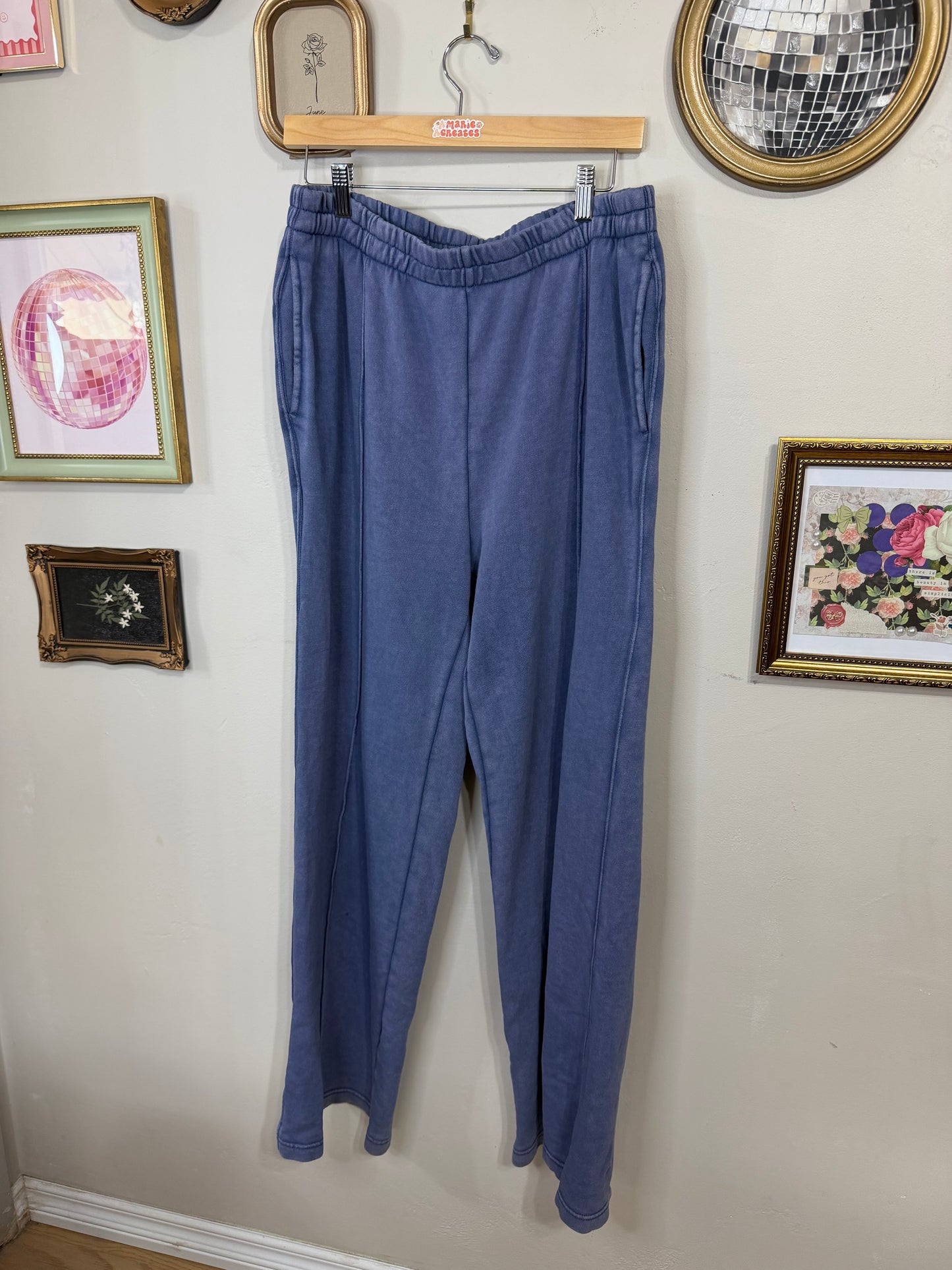 L/XL Washed Denim Lounge Pants