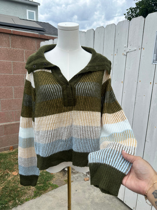Large Cropped Sweater