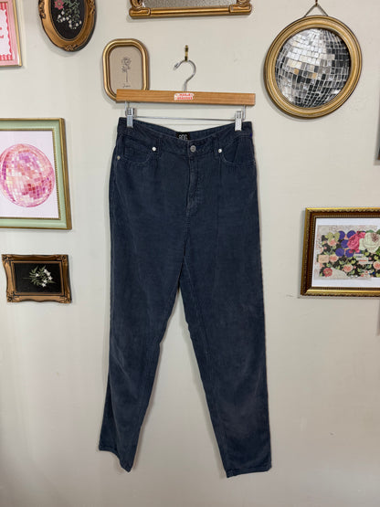 Size 27 Gray Corduroy Mom Pants