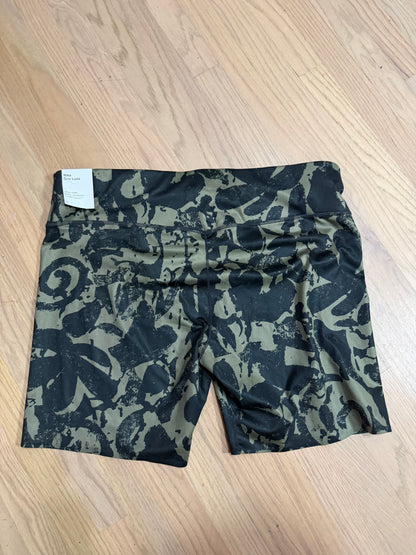 2x NWT Green Black Biker Shorts
