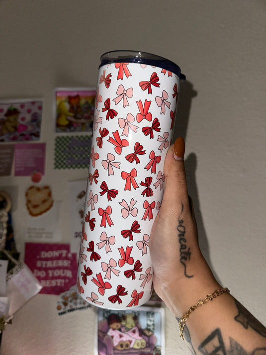 Vday Bows Tumbler