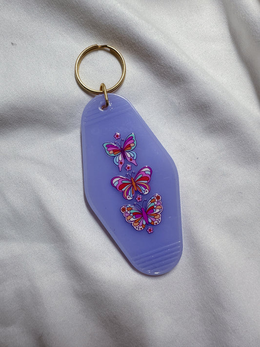 Butterfly Trio Keychain