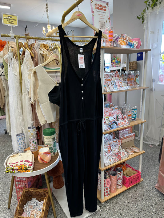 XL Black Jumpsuit