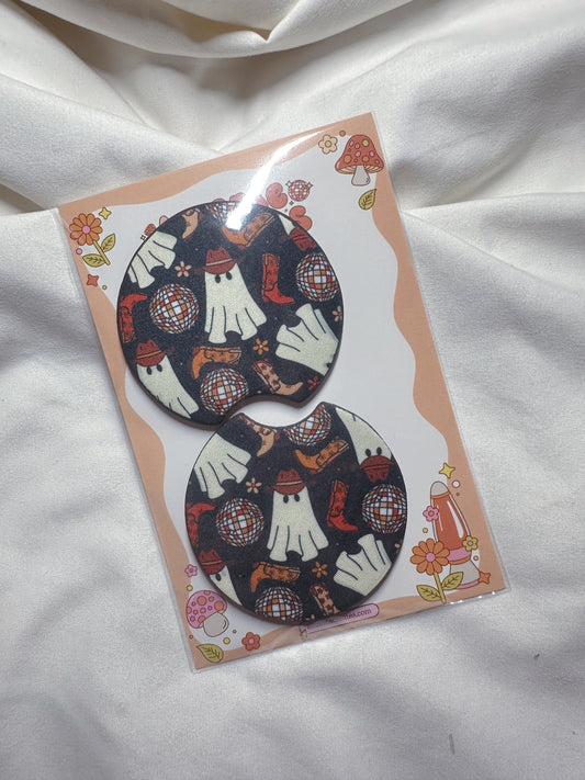 Cowboy Ghost Car Coaster