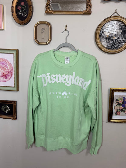 Small NWOT Disneyland Green Sweater