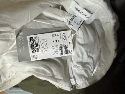 Medium NWT Linen Strapless Mini Dress
