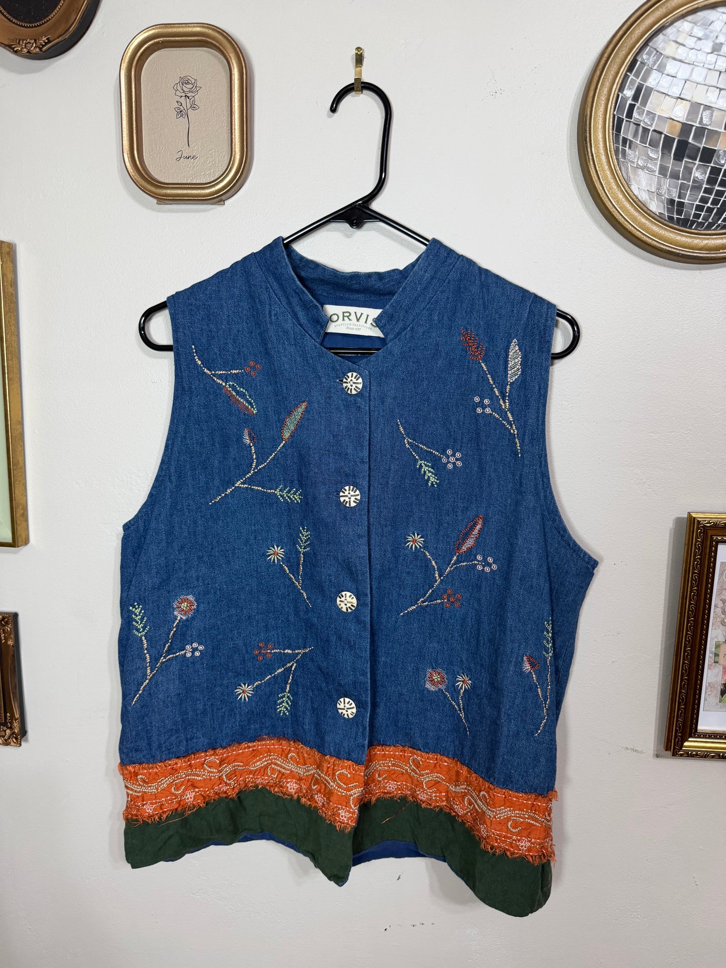 Medium Embroidered Vest