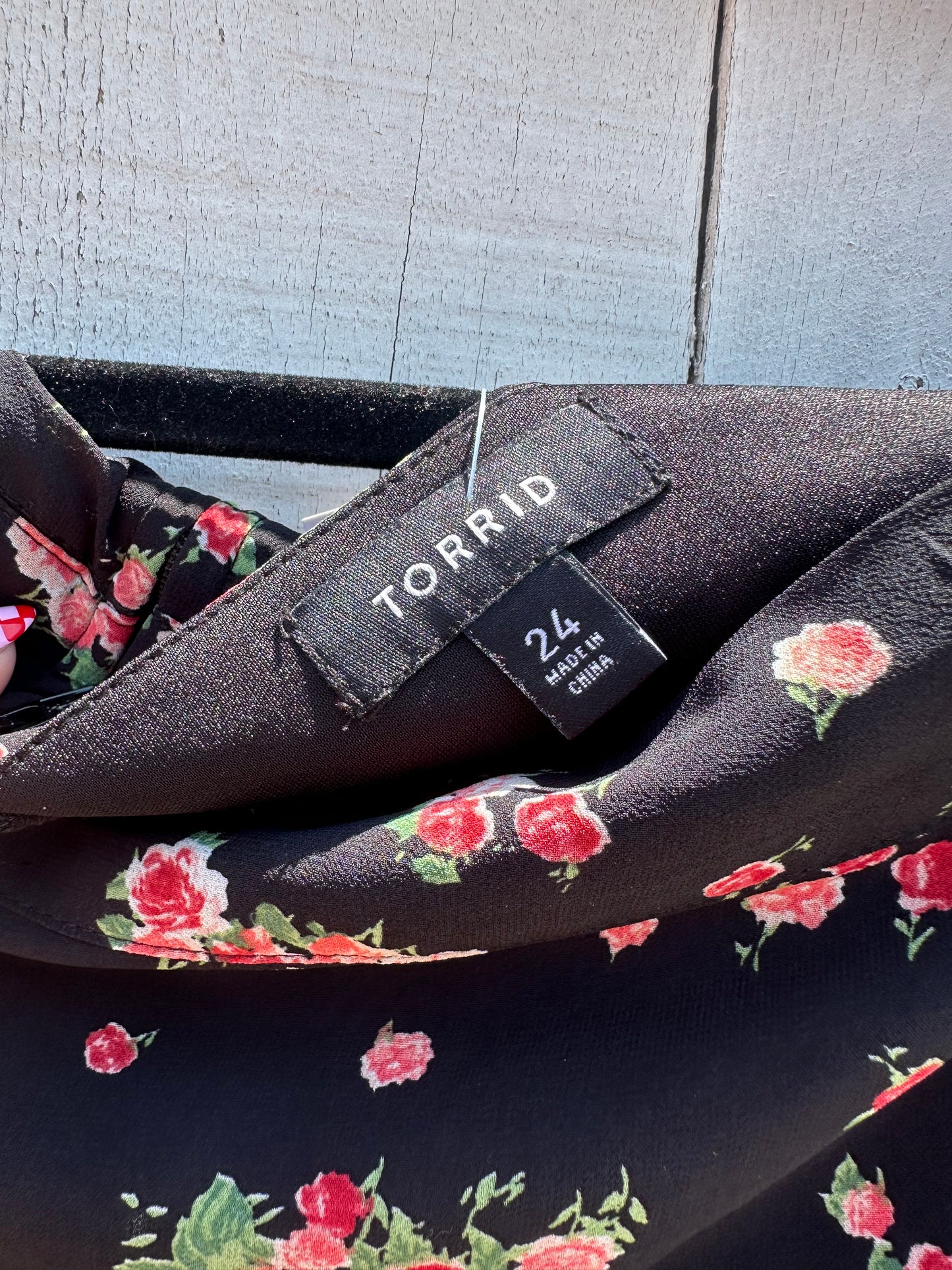 Size 24 Floral Maxi Skirt