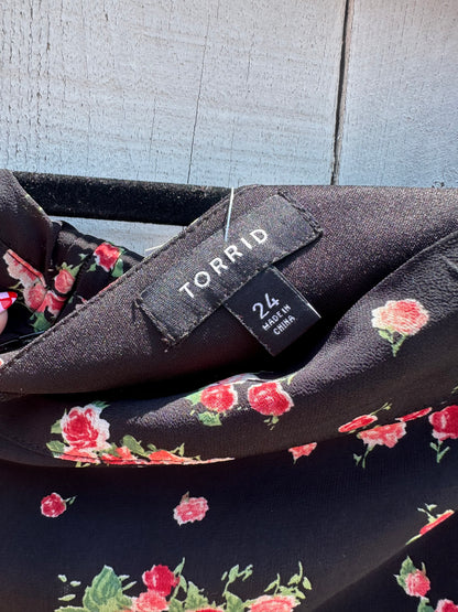Size 24 Floral Maxi Skirt