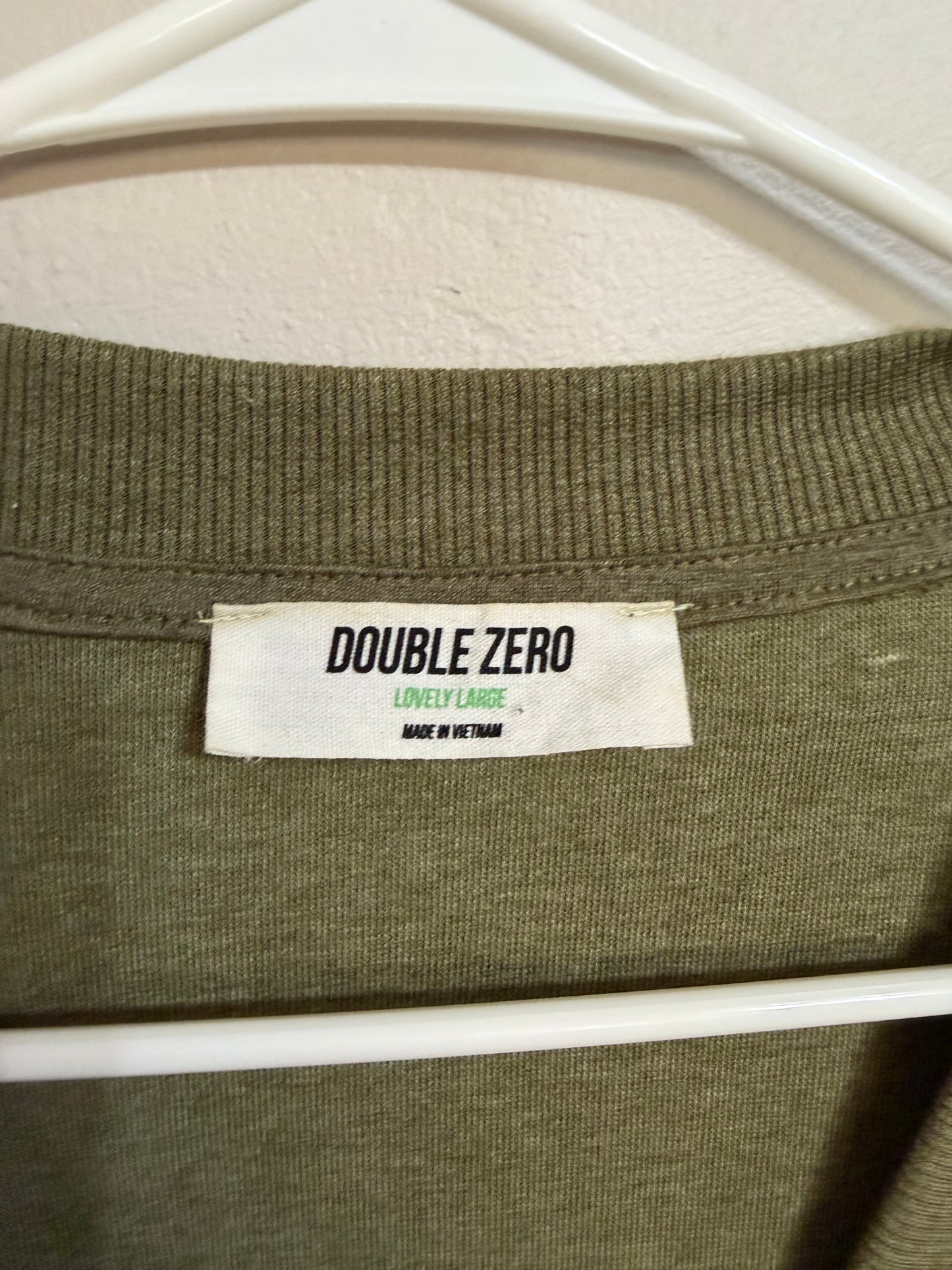 Large Green Cropped Shacket