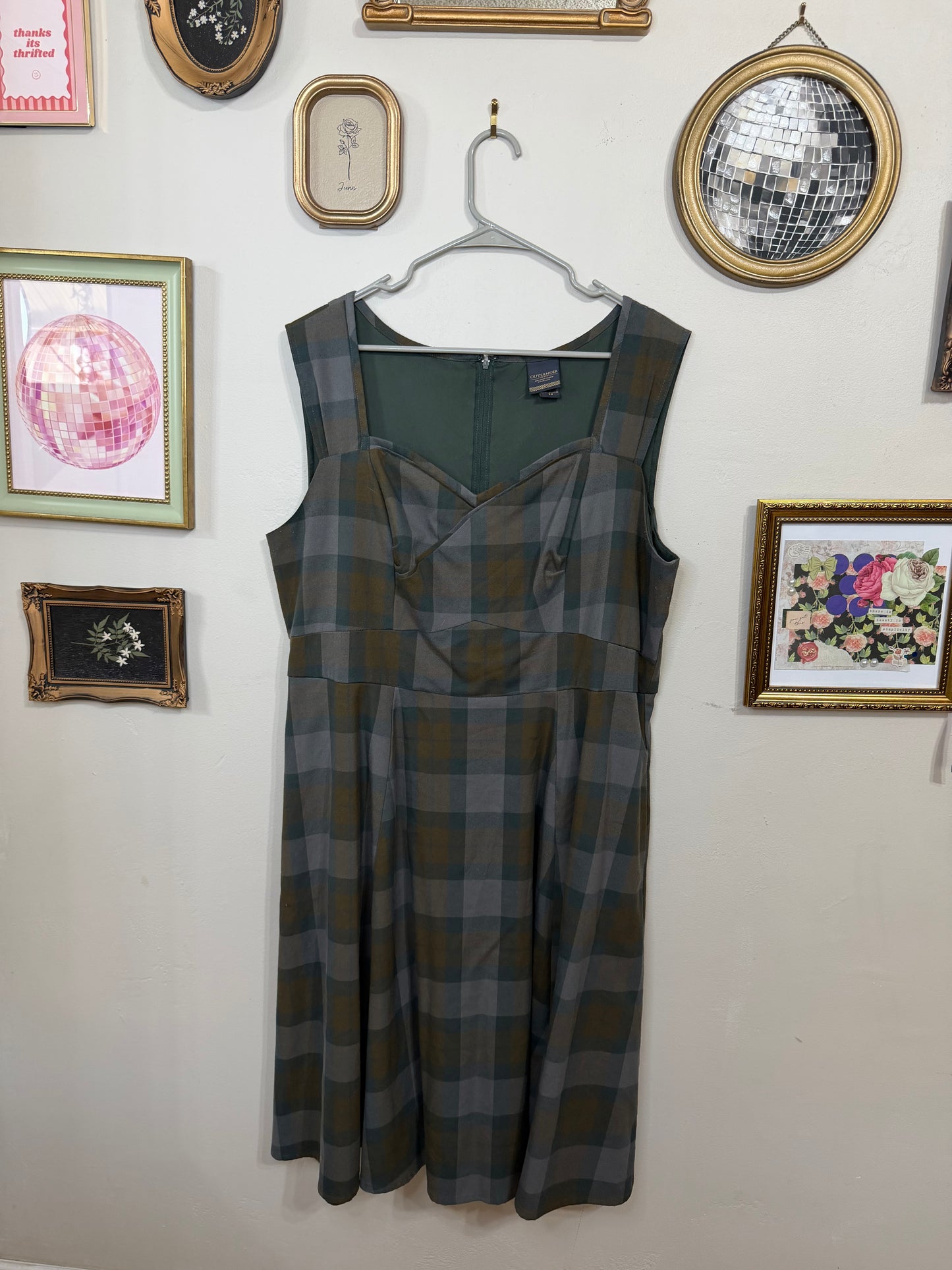 Size 20 Tartan Wrap Dress