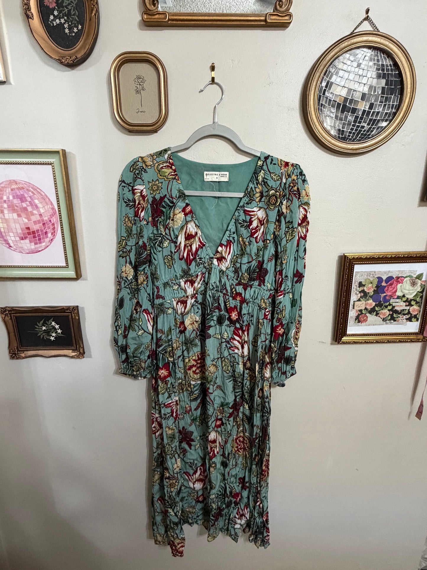Small Jade Wild Garden Dress