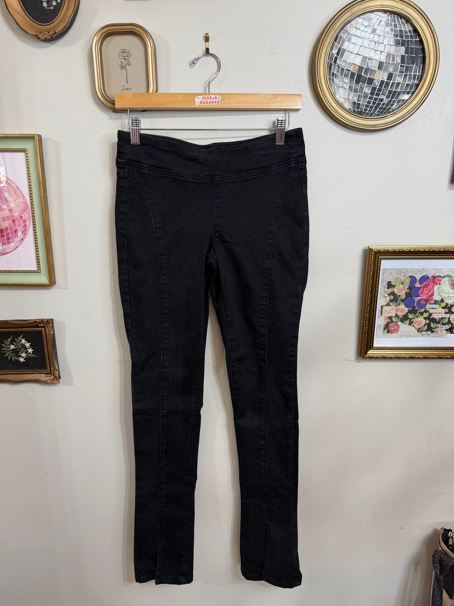 XS Double Dutch Slit Skinny Jeans
