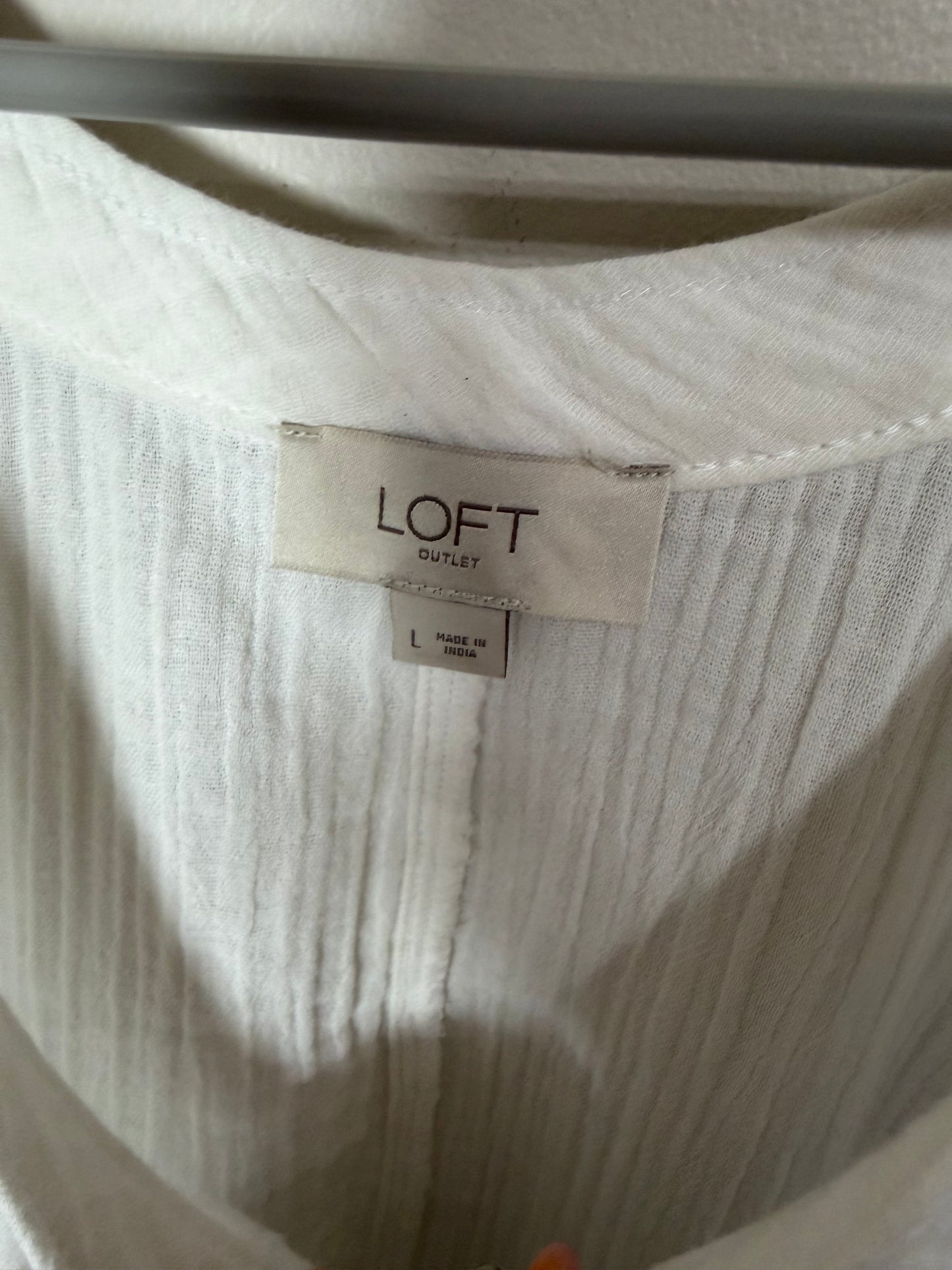 Large White Tank Top