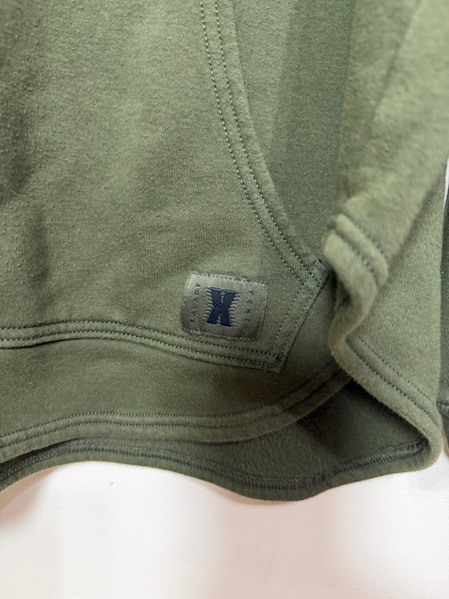 XS Oversized Green Hoodie