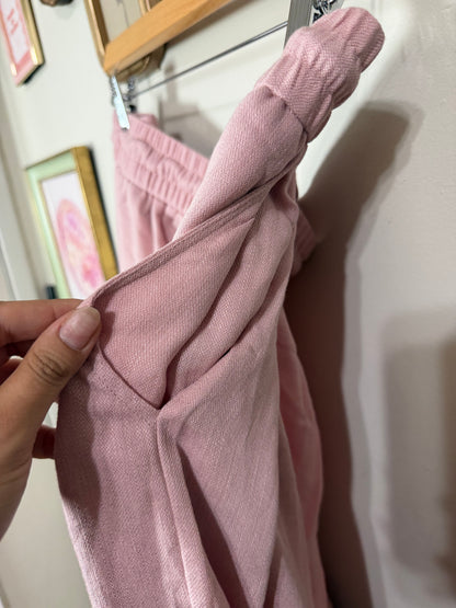 3x NWT Pink Wide Leg Pants w/ Pockets & Drawstring