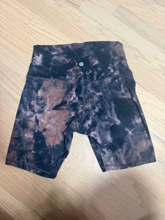 Size 6 8" Diamond Dye Tie Dye Biker Shorts
